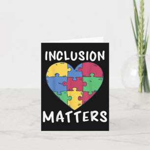 Autism Awareness, Inclusion S _1 Card