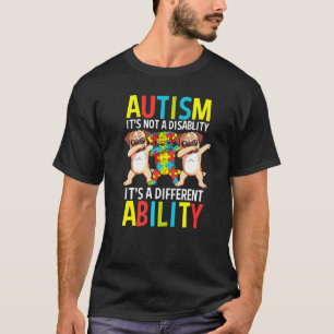 Autism Awareness Its A Different Ability Dabbing P T-Shirt
