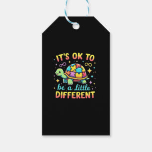 Autism Awareness It's Ok To Be A Little Different Gift Tags