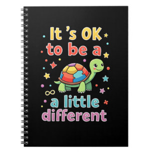 Autism Awareness It's Ok To Be A Little Different Notebook