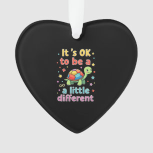 Autism Awareness It's Ok To Be A Little Different Ornament