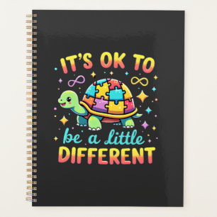 Autism Awareness It's Ok To Be A Little Different Planner