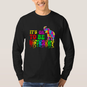 Autism Awareness It's Ok To Be A Little Different  T-Shirt