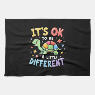 Autism Awareness It's Ok To Be A Little Different Tea Towel