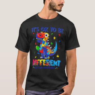 Autism Awareness It's Ok To Be Different Autism Di T-Shirt