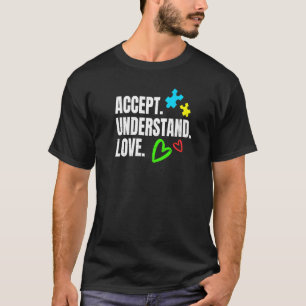 Autism Awareness Jewellery Flag Accept Understand T-Shirt