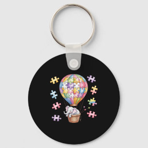 Autism awareness key ring