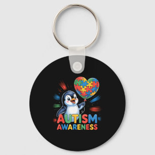 Autism awareness key ring