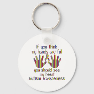 autism awareness key ring