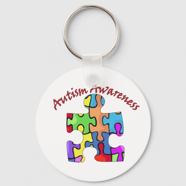 Autism Awareness Key Ring (Front)