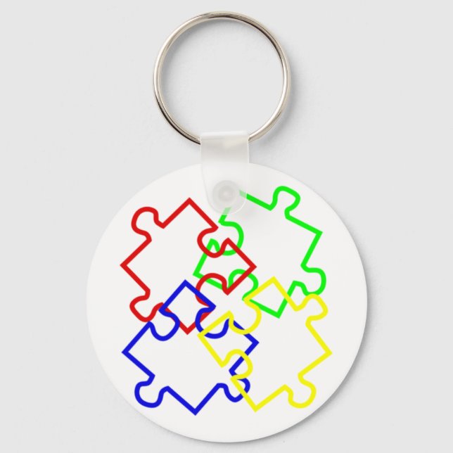 Autism Awareness Key Ring (Front)
