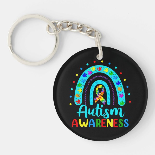 Autism Awareness Key Ring (Front)