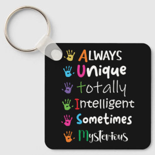 Autism Awareness Key Ring