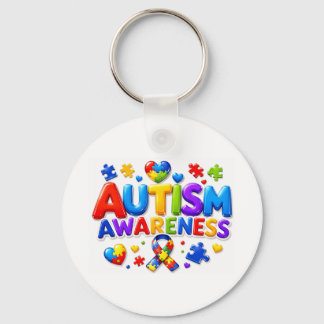 Autism Awareness Keychain