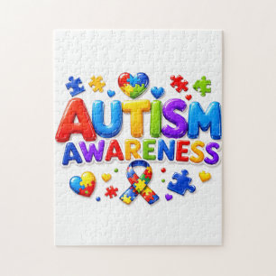 Autism Awareness Kids Jigsaw Puzzle