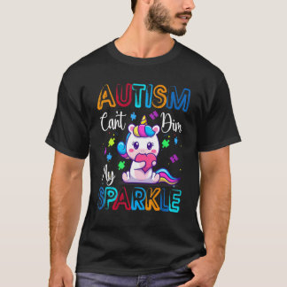 Autism Awareness Kids Unicorn  For Autism Mum Girl T-Shirt
