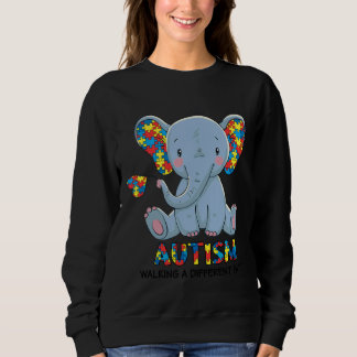 Autism Awareness Kindness Autism Walking A Differe Sweatshirt