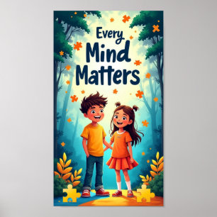 Autism Awareness Kindness Poster