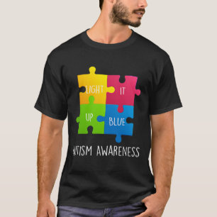 Autism Awareness Light It Up Blue T-Shirt