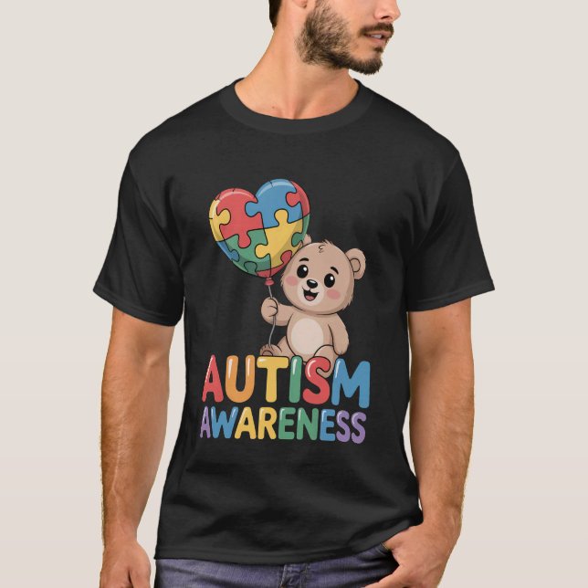 Autism Awareness Long Sleeve 3 T-Shirt (Front)