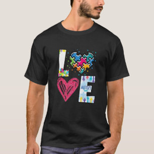 Autism Awareness Love Autism Moms SPED Teacher T-Shirt