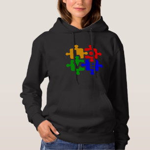 Autism Awareness Love Puzzle Asd Or Neurodiversity Hoodie