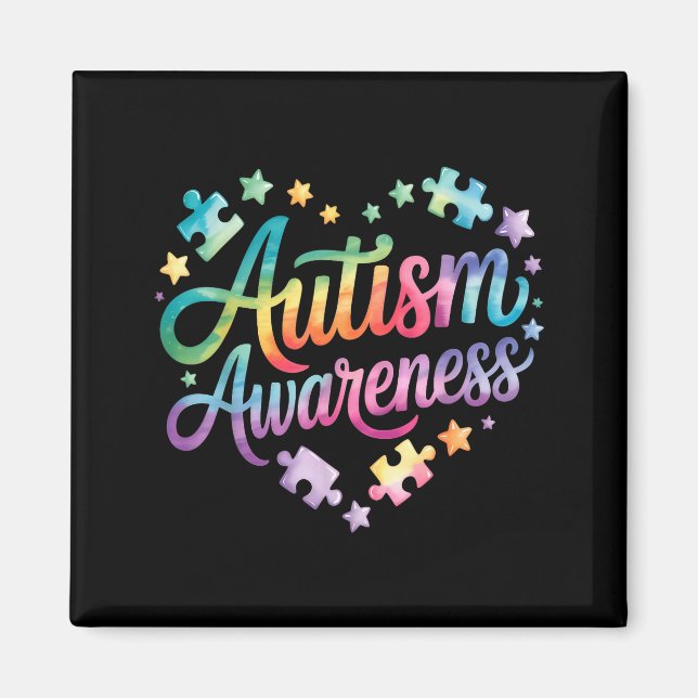 Autism awareness  magnet (Front)