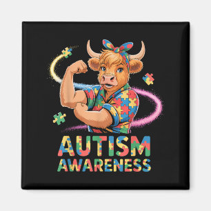 Autism awareness magnet