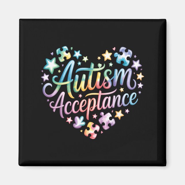 Autism awareness  magnet (Front)