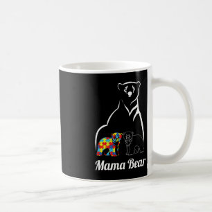 Autism Awareness Mama Bear Mum Autistic Child  Coffee Mug