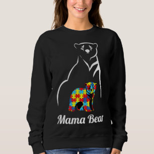 Autism Awareness Mama Bear Mum Sweatshirt