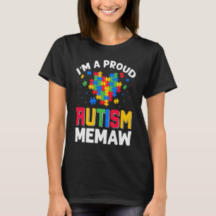 Autism Awareness Matching Family I'm a Proud Autis T-Shirt