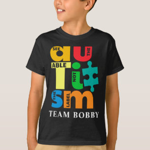 Autism Awareness Matching Family Team Custom Mom T T-Shirt