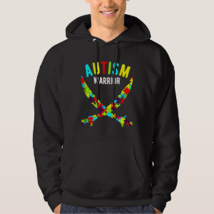 Autism Awareness Men Women Kids Autism Warrior Hoodie
