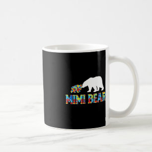 Autism Awareness Mimi Bear Puzzle Support Autistic Coffee Mug