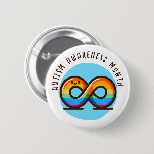 Autism Awareness Month 6 Cm Round Badge