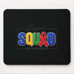 Autism Awareness Month Autism Support Squad Mouse Pad