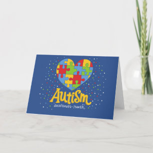 autism awareness month card