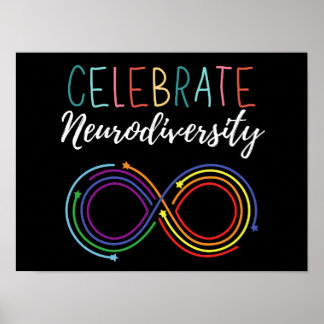 Autism Awareness Month Celebrate Neurodiversity Poster