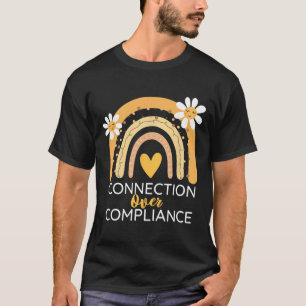 Autism Awareness Month Connection Over Compliance T-Shirt