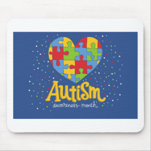 autism awareness month mouse pad