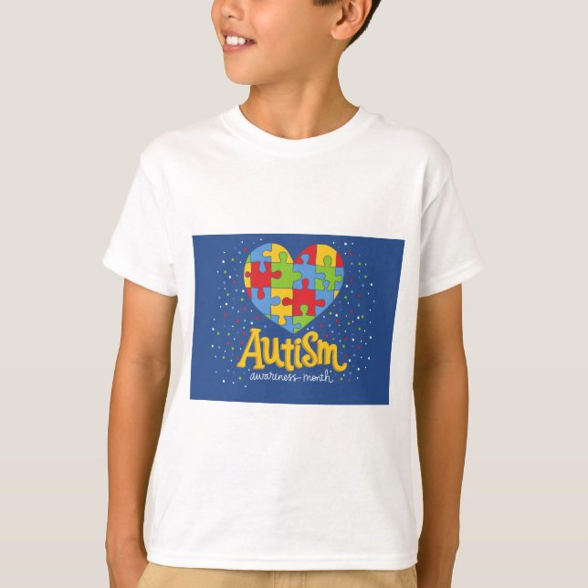 autism awareness month T-Shirt (Front)