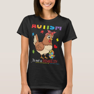 Autism Awareness Mother Chicken Different Ability T-Shirt