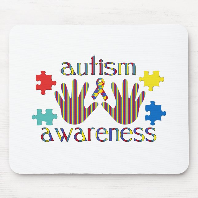 Autism Awareness Mouse Pad (Front)
