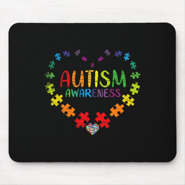 Autism Awareness  Mouse Pad (Front)