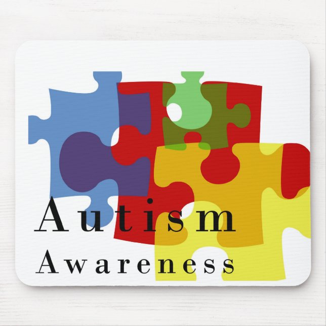 Autism Awareness Mouse Pad (Front)