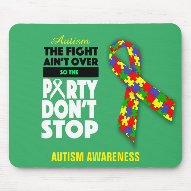 Autism Awareness Mousepad (Front)