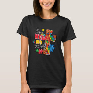 Autism Awareness Mum Dad Son Autistic Kids Autism T-Shirt