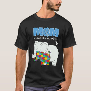 Autism Awareness Mum Love Proud Autistic Son Daugh T-Shirt