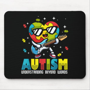 Autism Awareness Music Lover Graphic Understanding Mouse Pad